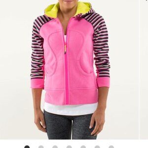 Lulu Scuba Hoodie *Stretch with lined hood. Multi colored